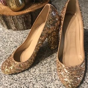 J.Crew Collection Sequin Etta Pumps